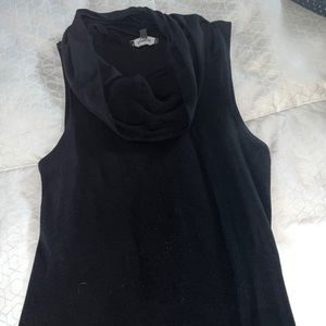 Express sleeveless cowlneck top size XS